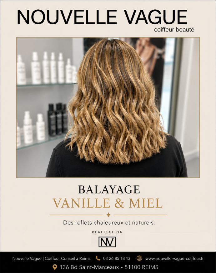 BALAYAGE VANILLE & MIEL | NOUVELLE VAGUE