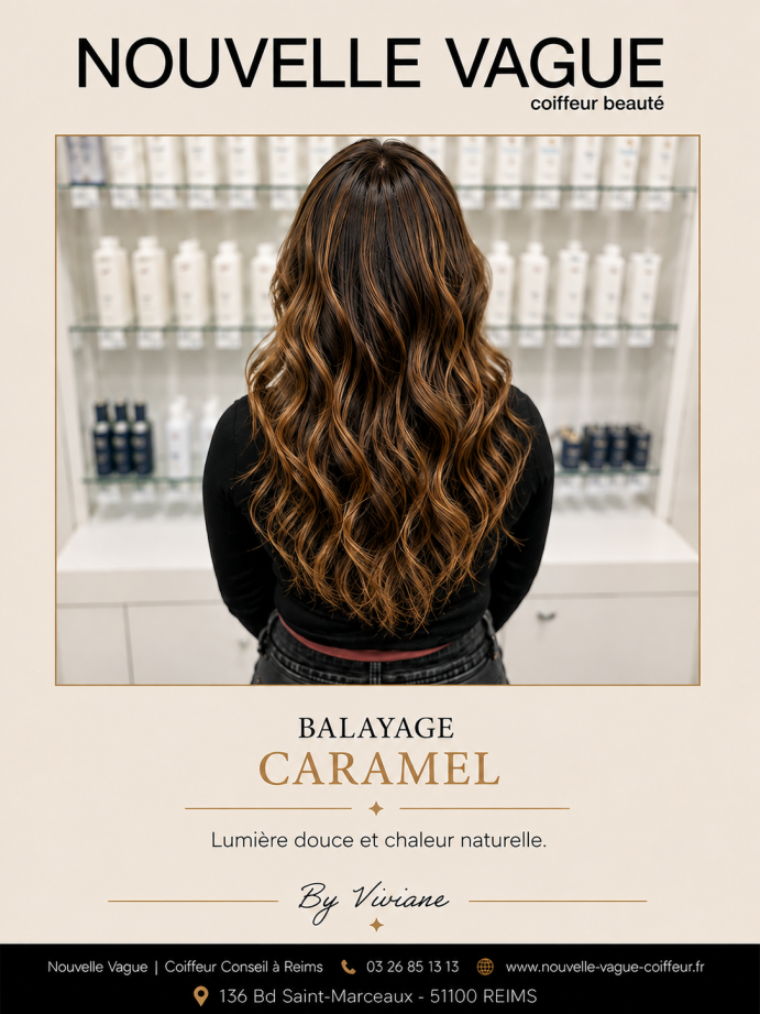 Balayage Caramel | Réalisation by Viviane
