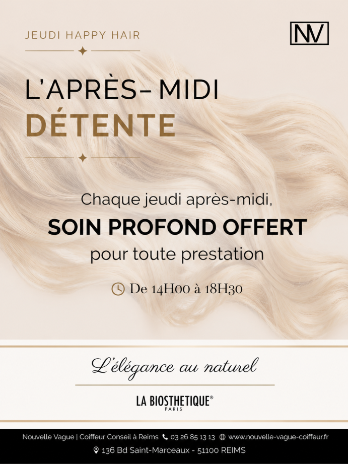 Jeudi Happy Hair | Votre Rituel Douceur Nouvelle Vague