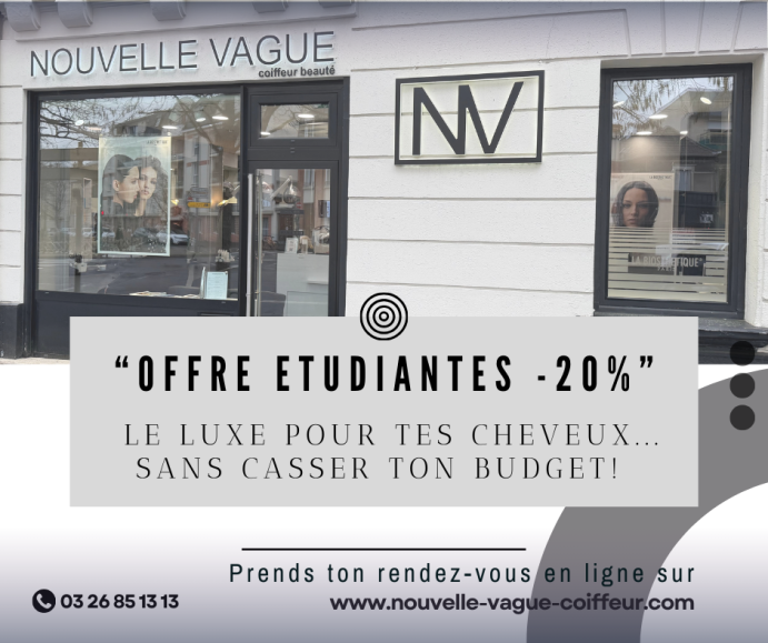 Offre étudiantes -20%